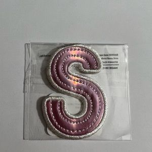 stoney clover lane barbie letter S patch